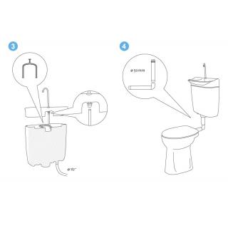 Úsporný WC splachovač s umyvadlem AQUAdue GrandesYs obr.8