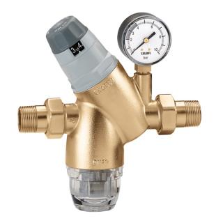 Redukční ventil tlaku vody s filtrem CALEFFI 5351 - 1" s manometrem