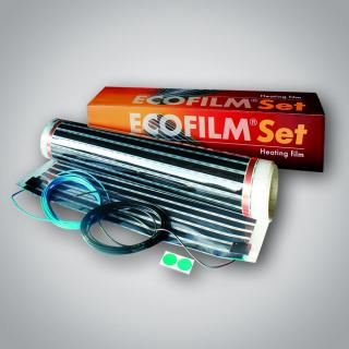 Topná elektrická folie Ecofilm set ES 80-1,0x 2,5m / 195 W