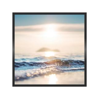 Infra topný obraz Západ slunce nad mořem 60x60cm (300W), Bezrámové provedení obr.1
