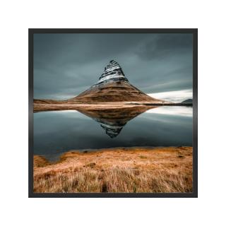 Infra topný obraz Kirkjufell 60x60cm (300W), Bezrámové provedení obr.1