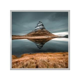 Infra topný obraz Kirkjufell 60x60cm (300W), Bezrámové provedení obr.2