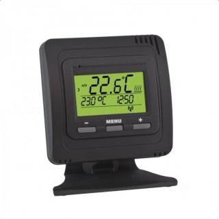 Bezdrátový pokojový termostat Elektrobock BPT710 černý