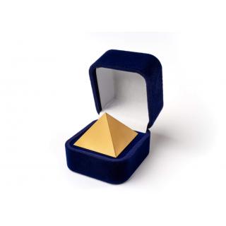 Cestovní titanová pyramida 3x3cm “zlatá”