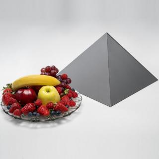 Potravinová titanová pyramida 32,5x32,5 cm